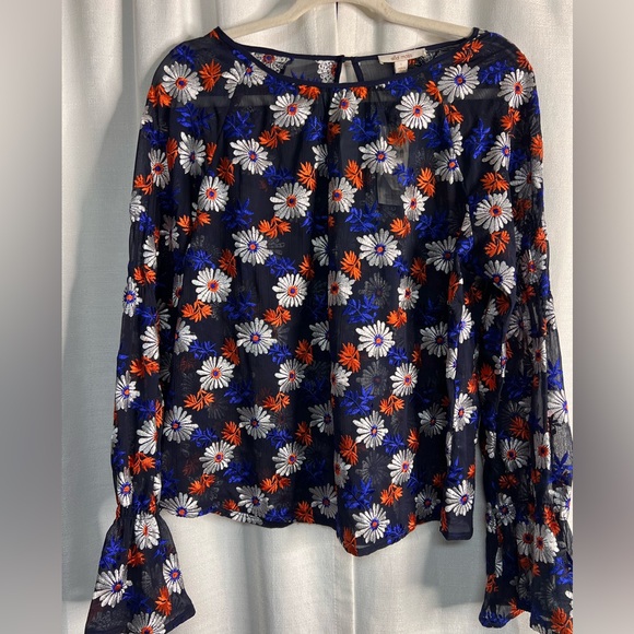 Anthropologie x Ella Moss Daisy Embroidered Top - Picture 3 of 8